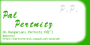 pal pertnitz business card